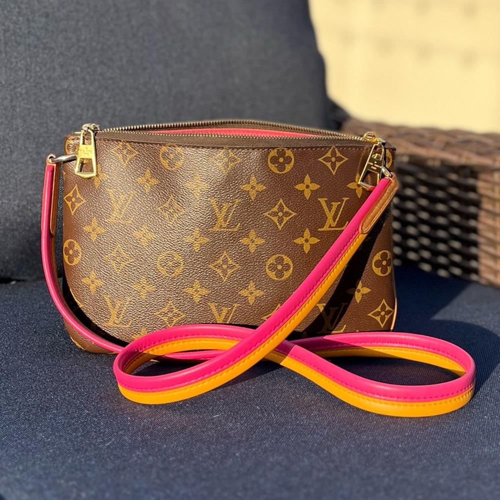 Louis Vuitton Monogram LORETTE Shoulder Crossbody Bag with ProofOfPurchase PINK